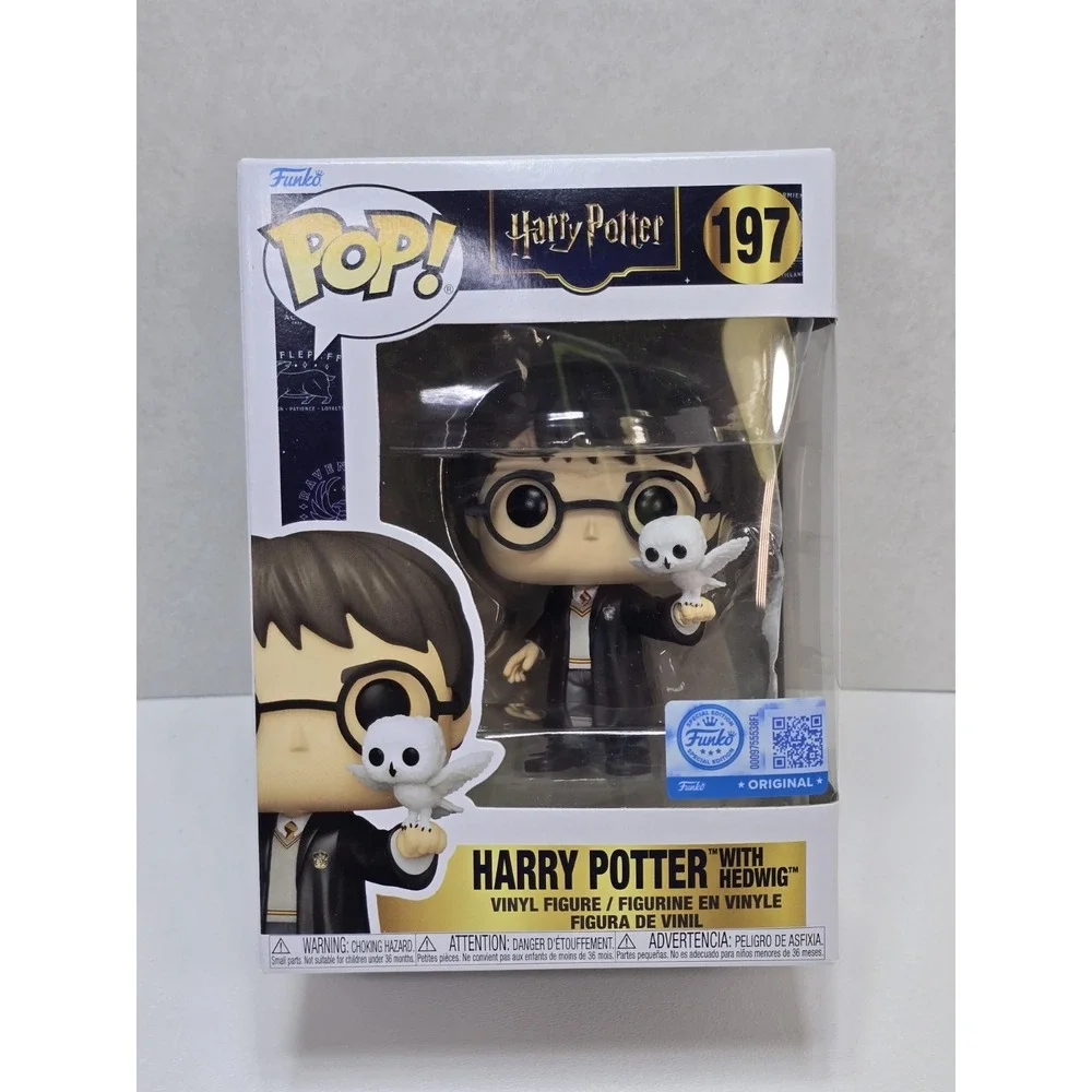 Funko Pop! Harry Potter with Hedwig Vinyl Figurine #197 Fantasy Franchise